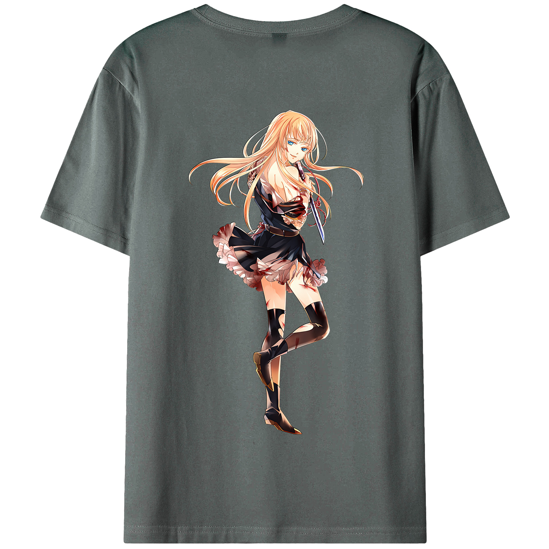 （画像用） 刀剣乱舞 Touken Ranbu 綿100％半袖Tシャツ（背面プリント）